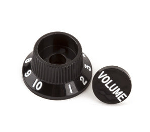 Fender Knob/Cap Assembly, S-1 Switch, Strat, Black
