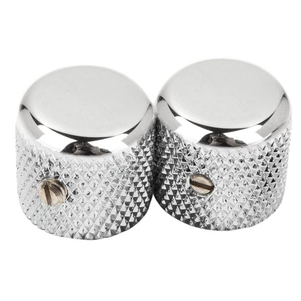 Perillas moleteadas para Fender Pure Vintage 52 Telecaster, cromadas, juego de 2