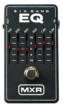 Pedal ecualizador de 6 bandas MXR M109