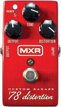 Pedal de distorsión MXR M78 Custom Badass '78