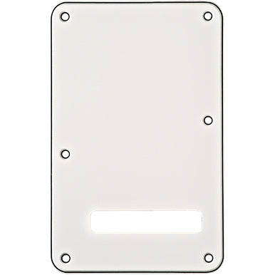 Placa trasera de guardabarros, Strat, 3 capas, blanco/negro/blanco