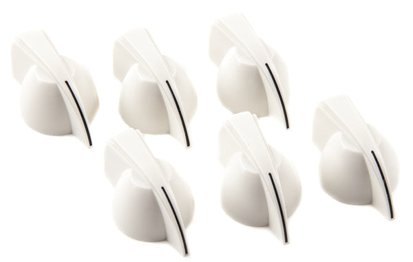 Fender Chicken Head, blanco (paquete de 6)
