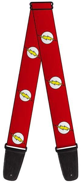 Buckle Down Flash Logo Guitar Strap - A Strings