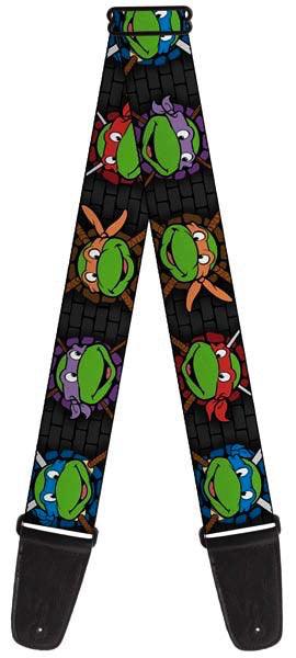 Buckle Down Ninja Turtles Guitar Strap - A Strings