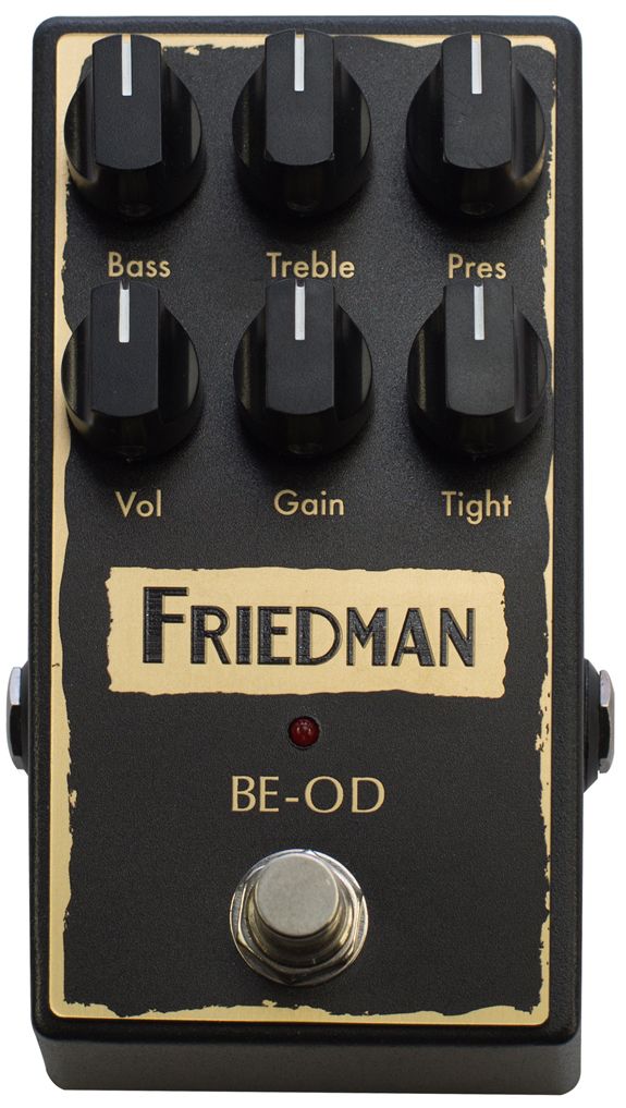 Pedal de overdrive BE-OD de Friedman
