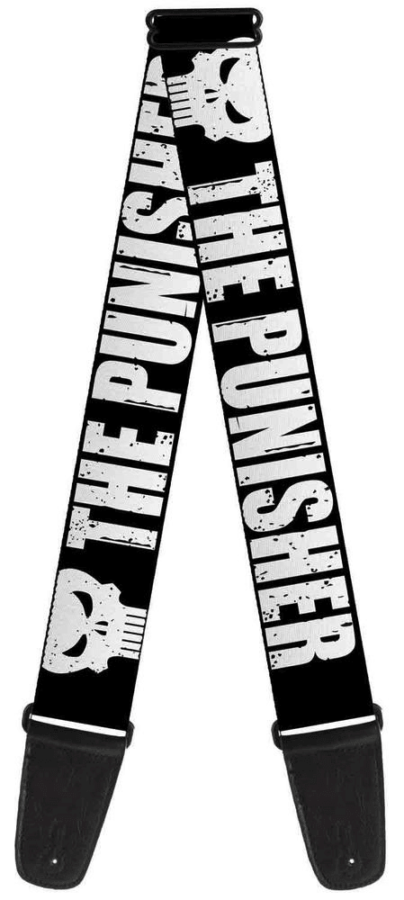 Buckle Down The Punisher Guitar Strap - A Strings