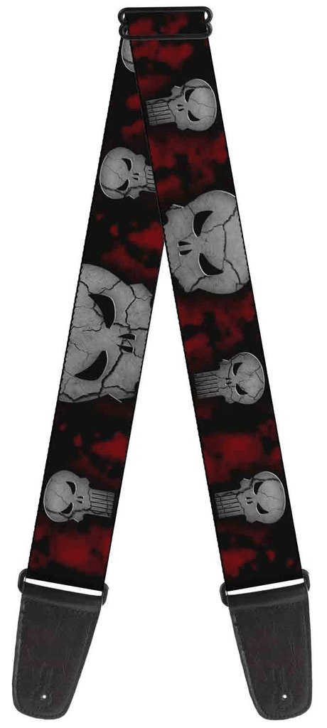 Buckle Down Punisher Guitar Strap - A Strings