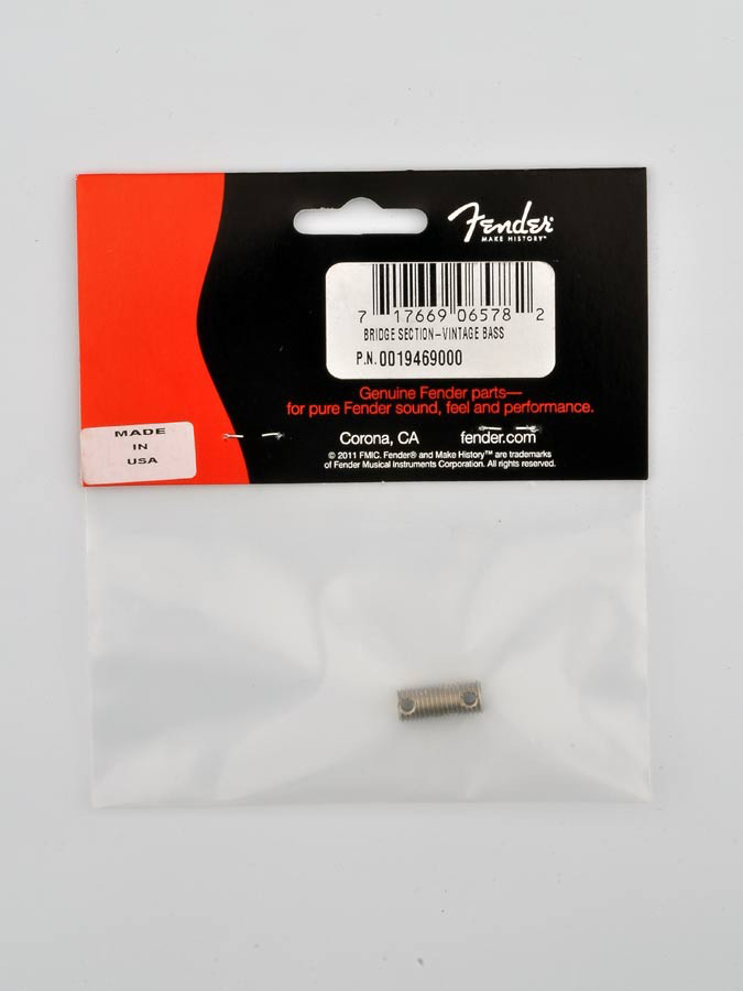 Sillín Fender para bajo American Vintage, níquel