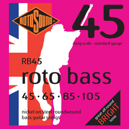 Jeu de cordes pour guitare basse Rotosound, .045-.105