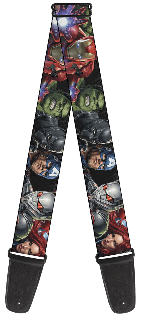 Buckle Down Avengers Guitar Strap - A Strings