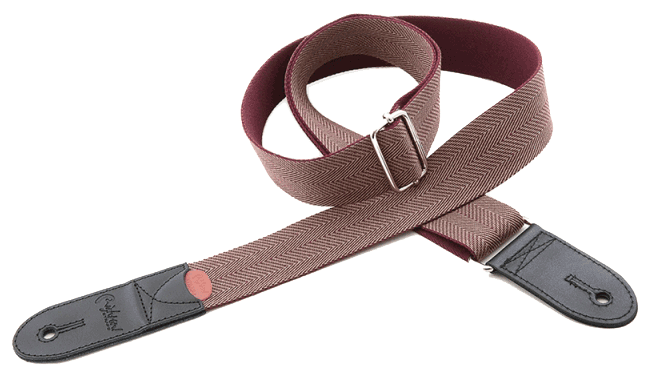 RightOn! Guitar Strap, Roadrunner Brighton Red