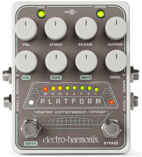Electro Harmonix Platform Stereo Compressor/Limiter Pedal - A Strings