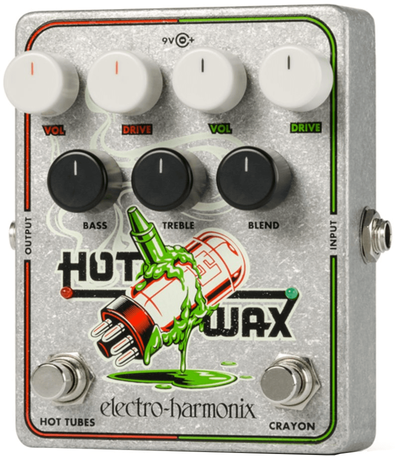 Electro Harmonix Hot Wax Dual Overdrive Pedal - A Strings