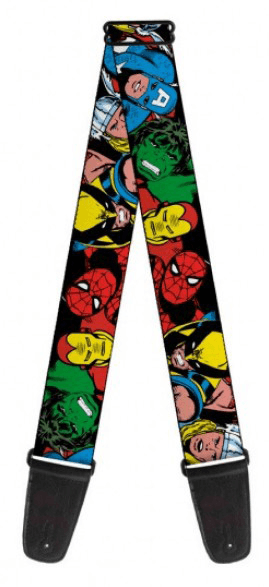 Buckle Down Avengers Guitar Strap - A Strings