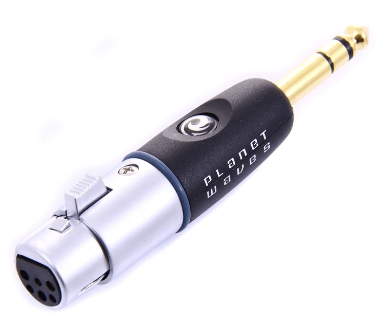 D'Addario 6.35mm Male Balanced Jack to XLR Female Adaptor - A Strings