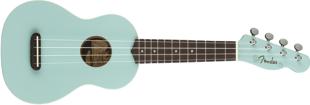 Fender Venice Ukulele, Soprano, Daphne Blue