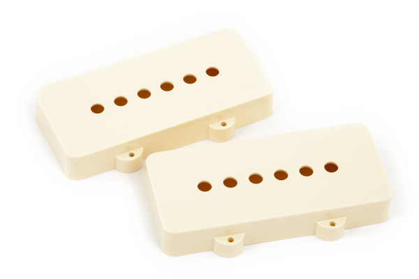 Fender Pickup Cover, Jazzmaster, Aged White, Plastic, 2 Pack