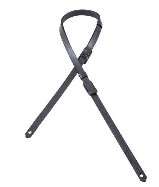 RightOn! Ukulele/Mandolin Strap, Classic Black