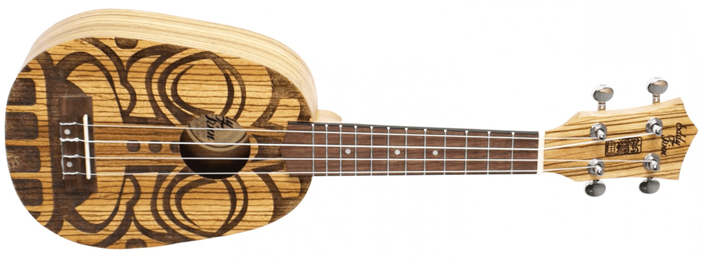 Eddy Finn Pineapple Tiki Top Ukulele - A Strings