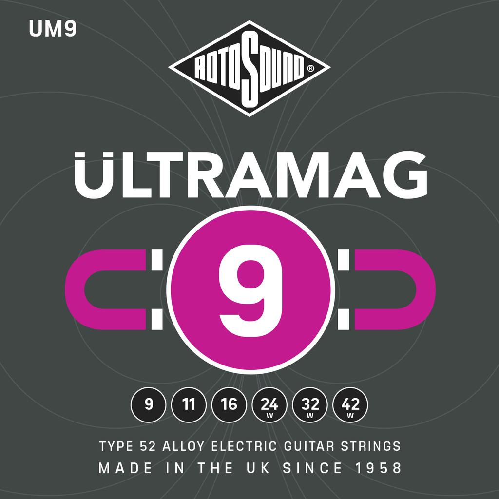 Rotosound Ultramag Electric String Set, .009-.042