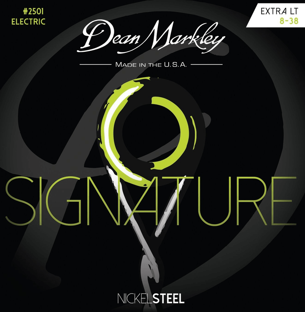 Dean Markley Signature Series Electric String Set Nickel, .008-.038 - A Strings