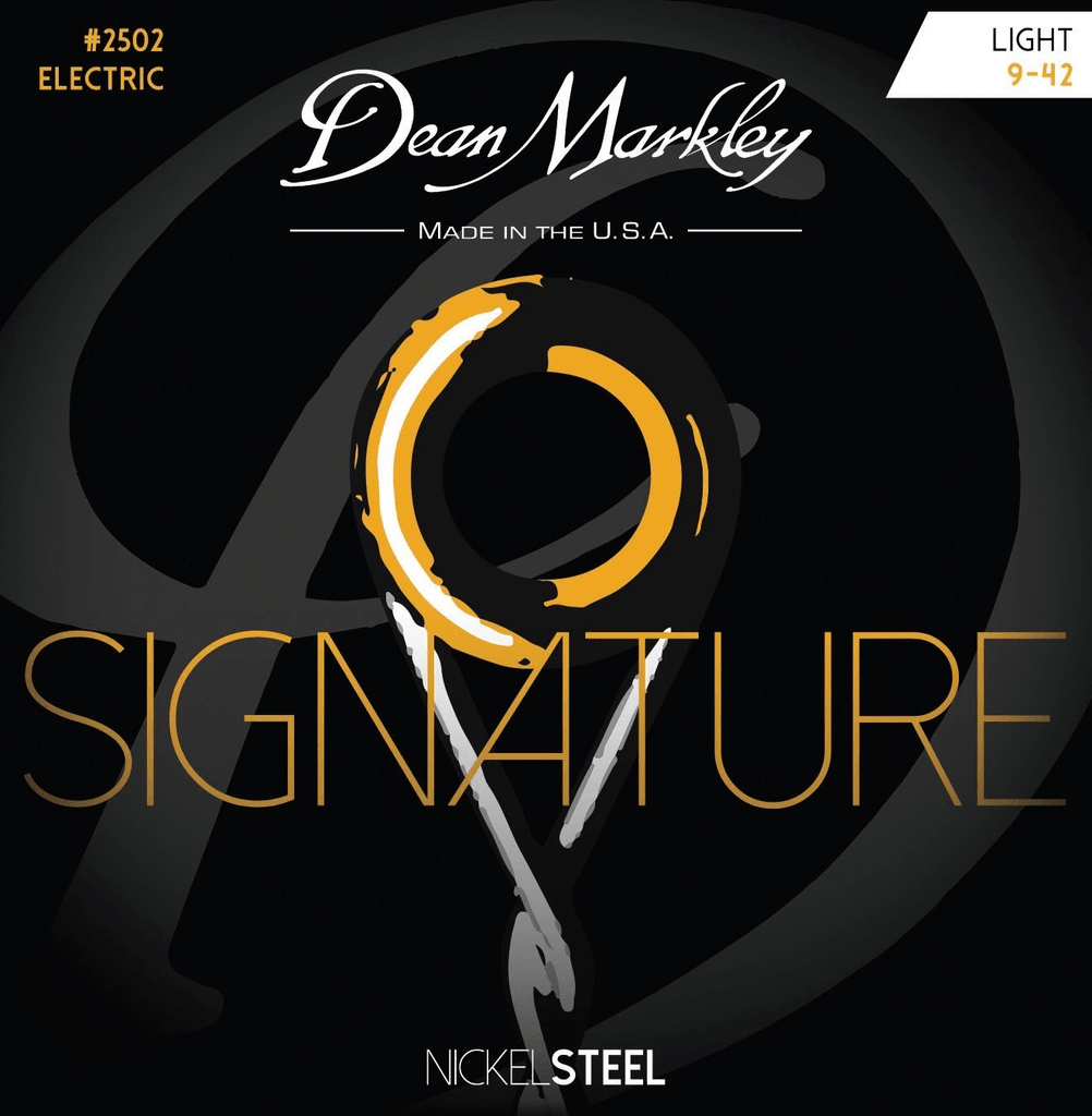Dean Markley Signature Series Electric String Set Nickel, .009-.042 - A Strings