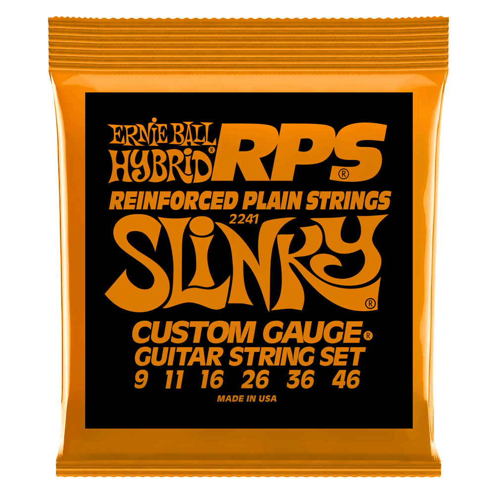 Ernie Ball RPS Reinforced Plain Strings Electric Guitar String Set