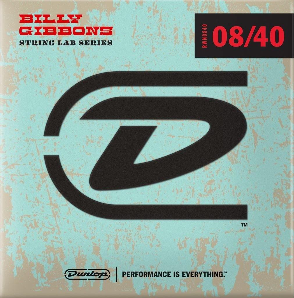 Dunlop Billy Gibbons String Lab Reverend Willys Electric String Set, .008-.040 - A Strings