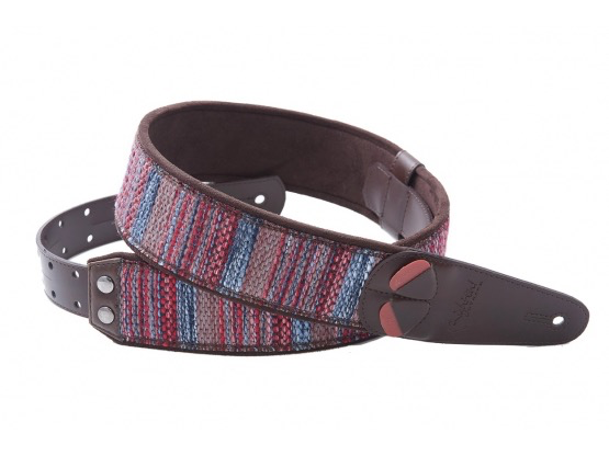 RightOn! Guitar Strap, Mojo Maracaibo Red