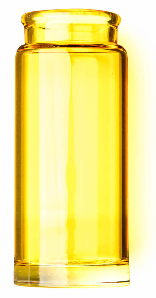 Botella de cristal amarilla Jim Dunlop 278 Blues