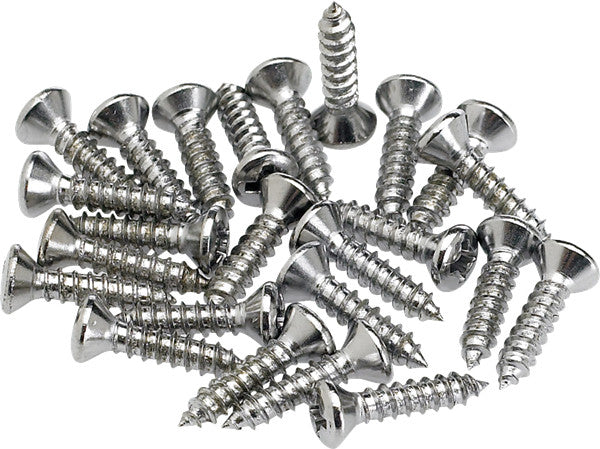 Fender Pickguard Mounting Screws (24), Chrome