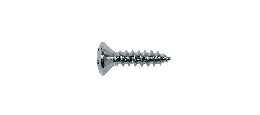 Boston Pickguard Screws, 3x12mm, 12pcs, Nickel - A Strings
