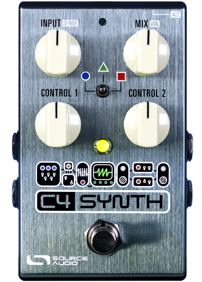 Pedal de efectos de sintetizador Source Audio C4