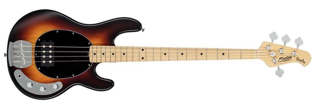Guitare basse Sterling SUB RAY4, finition satinée translucide Sunburst