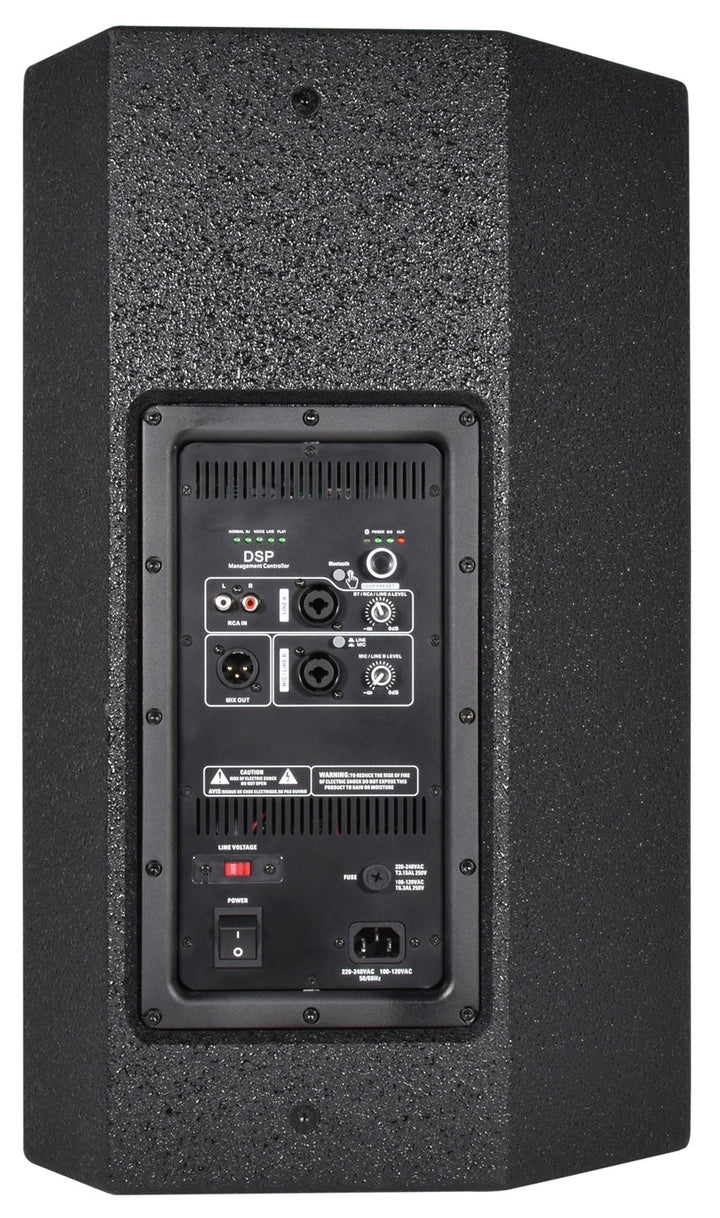 Cajas PA activas de rango completo Citronic CUBA con DSP + Bluetooth