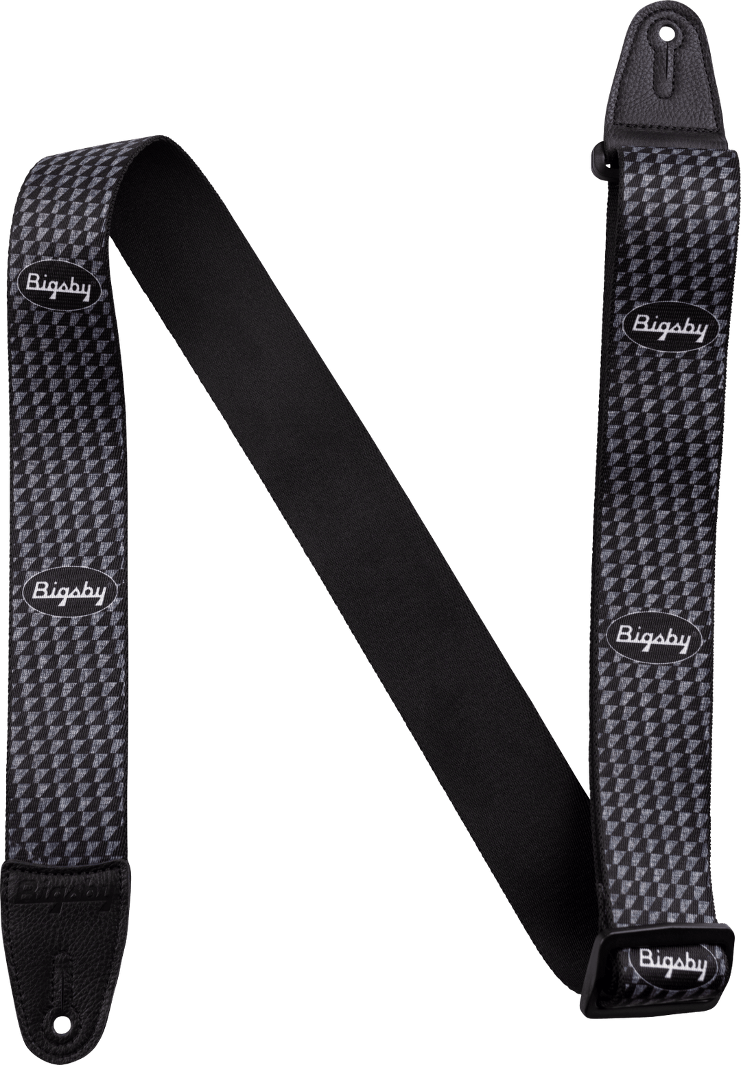 Bigsby Hounds Tooth Strap, Black, 2" - A Strings