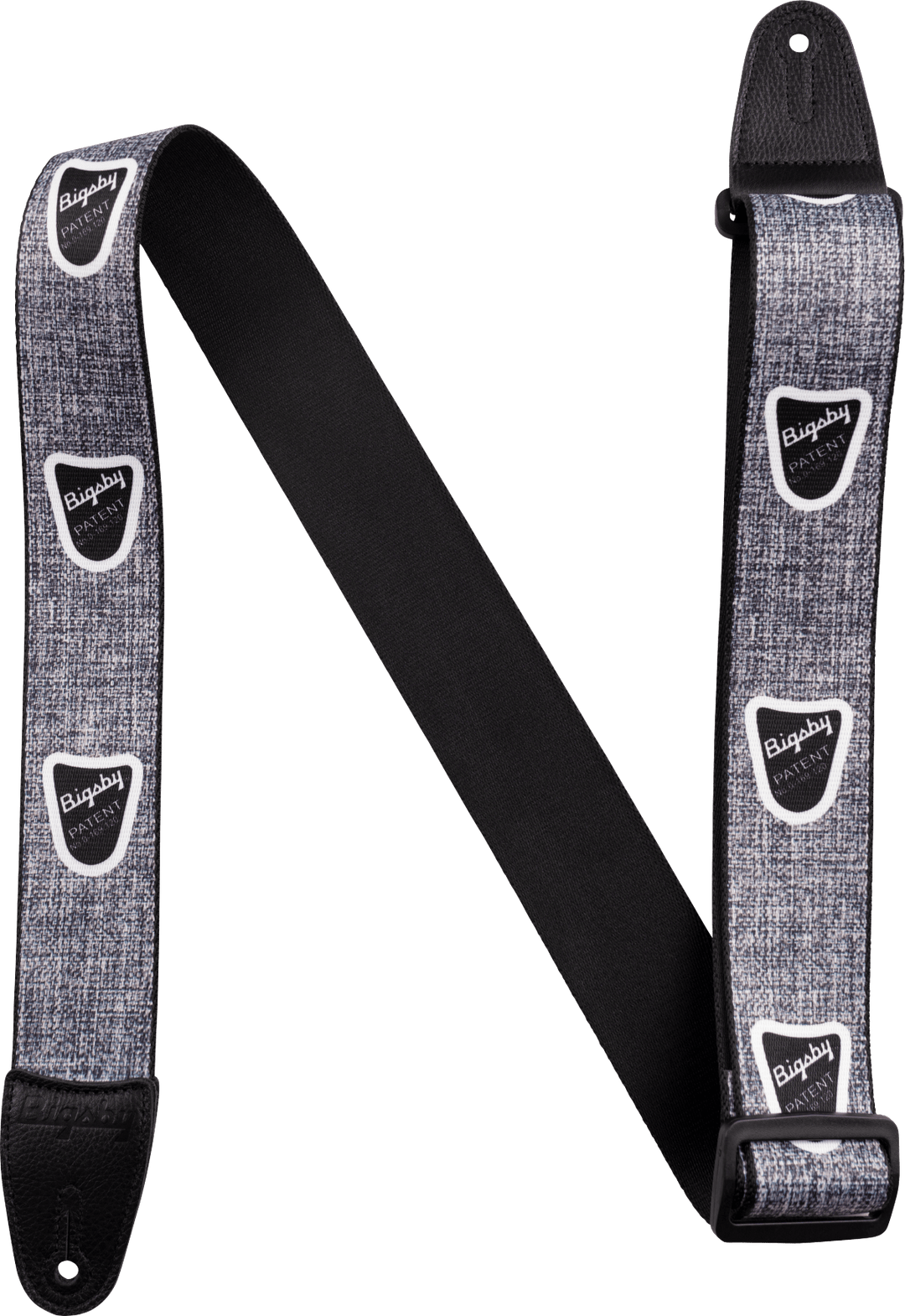 Bigsby Patent Pending Strap, Gray, 2" - A Strings