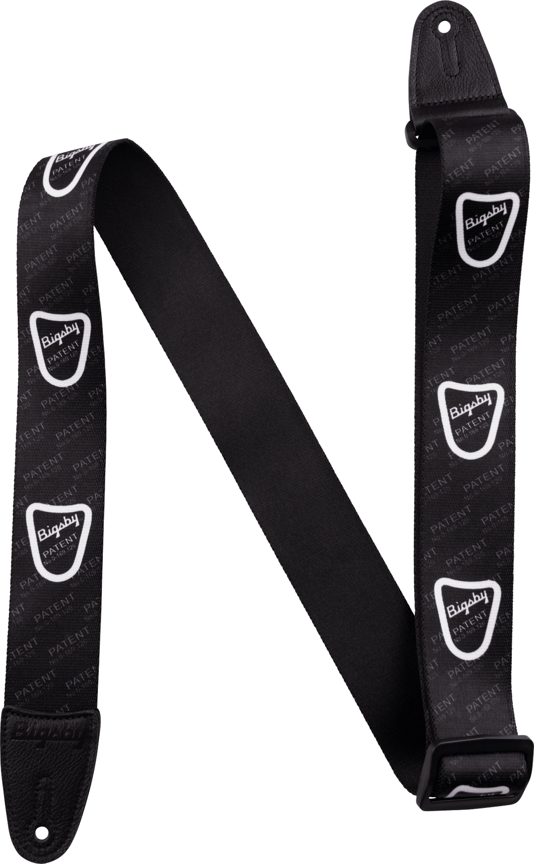 Bigsby Patent Pending Strap, Black, 2" - A Strings