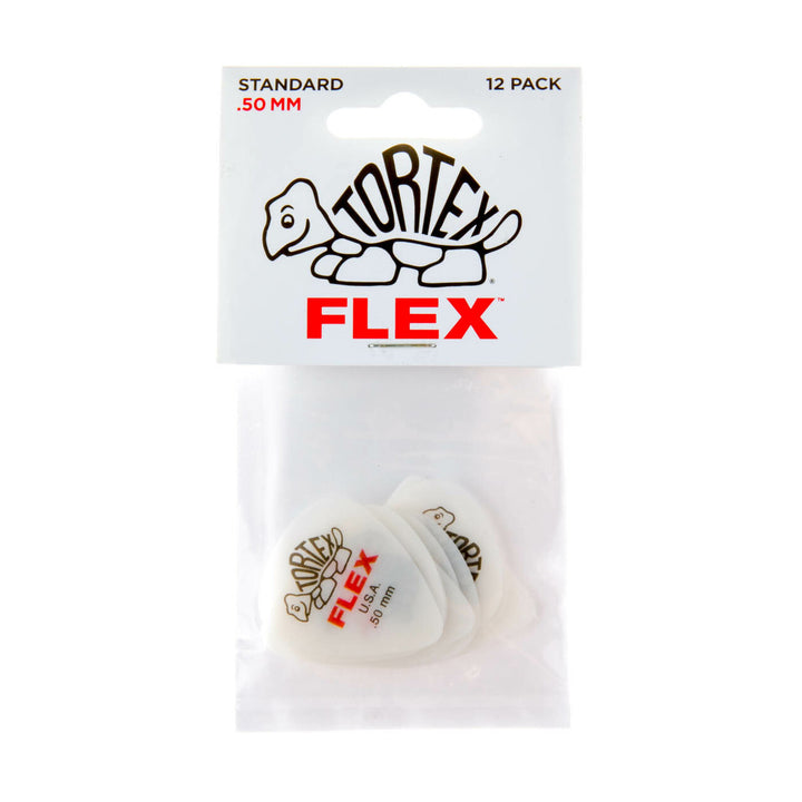 Jim Dunlop elige el Tortex Flex Standard, paquete de 12 jugadores