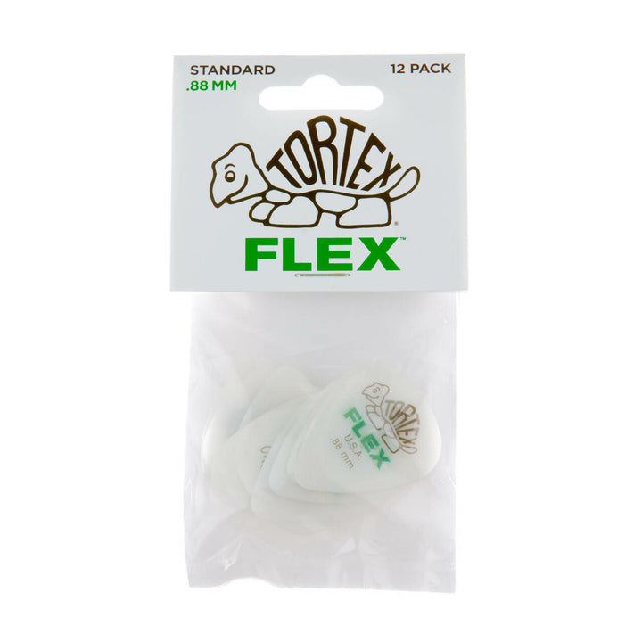 Jim Dunlop elige el Tortex Flex Standard, paquete de 12 jugadores