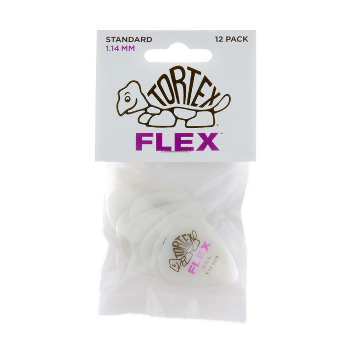Jim Dunlop elige el Tortex Flex Standard, paquete de 12 jugadores