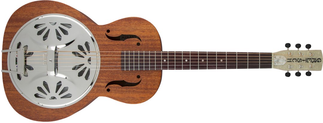 Gretsch G9200 Boxcar Round-Neck, Mahogany Body Resonator Guitar, Natural