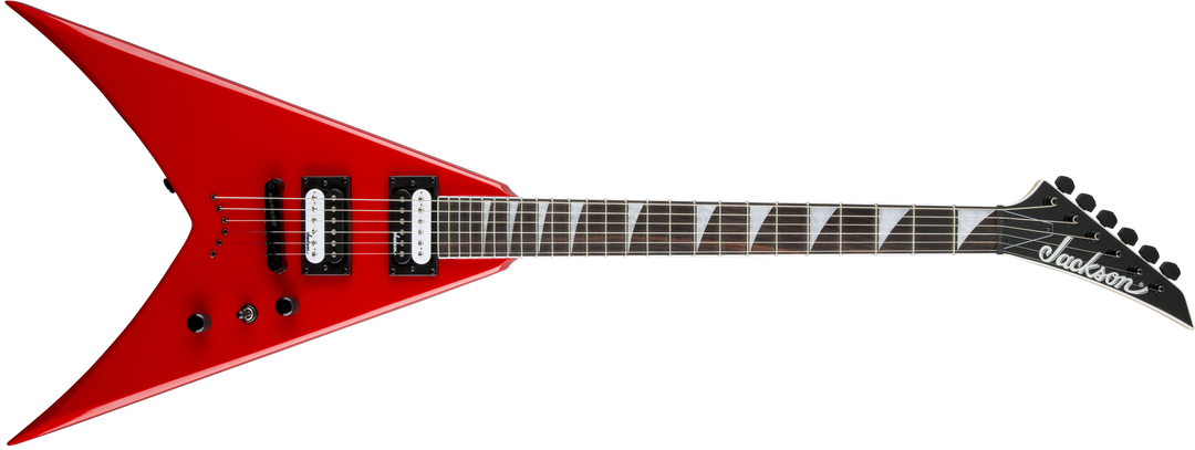 Jackson JS Series King V JS32T, diapasón amaranto, rojo Ferrari