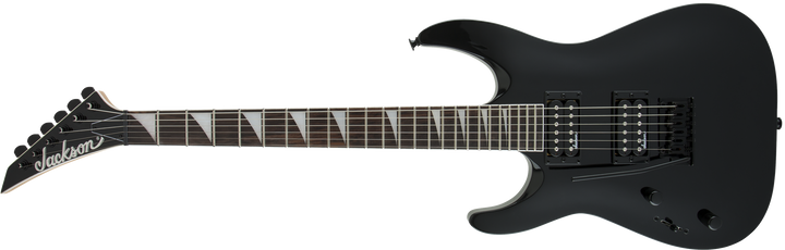 Jackson JS Series Dinky Arch Top JS22 DKA LH, touche en amarante, noir brillant