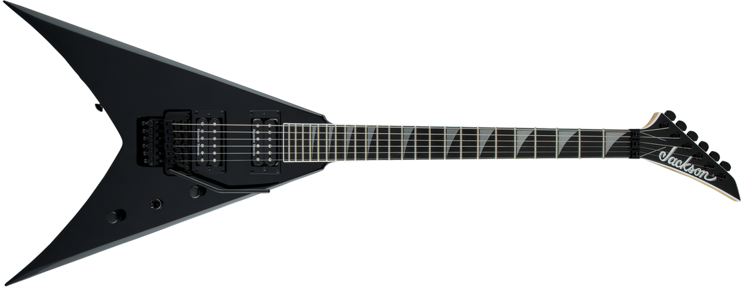 Jackson Pro Series King V KV, diapasón de ébano, negro brillante