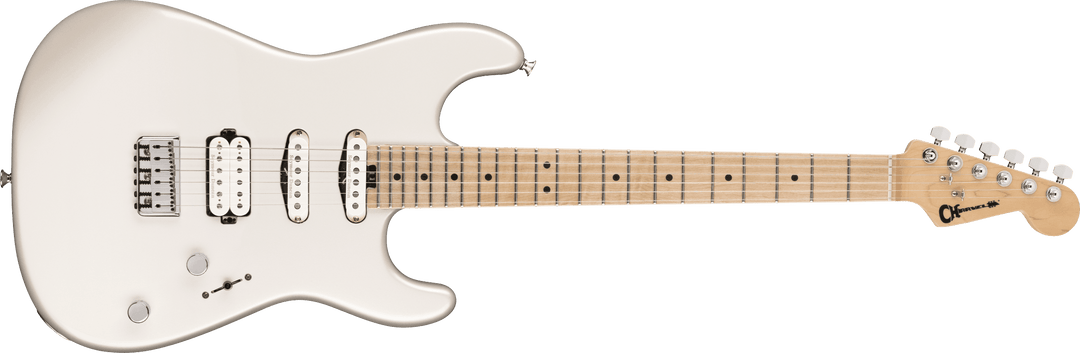 Charvel Pro-Mod San Dimas Style 1 HSS HT M, Maple Fingerboard, Platinum Pearl - A Strings