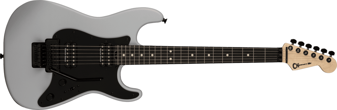 Charvel Pro-Mod So-Cal Style 1 HH FR E, Ebony Fingerboard, Satin Primer Gray - A Strings