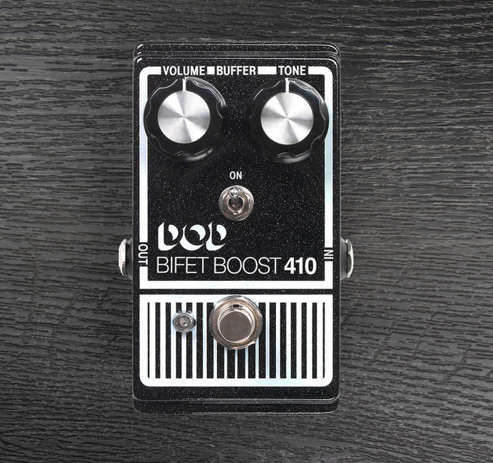 Pedal de efectos de amplificación y amortiguación DOD Bifet Boost 410