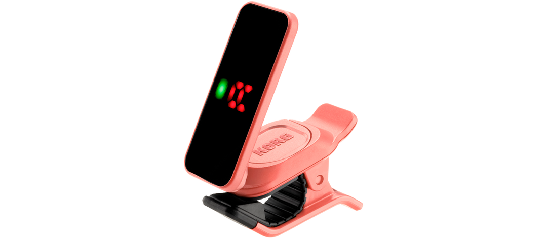 Korg PitchClip 2 Clip-On Tuner, Light Pink