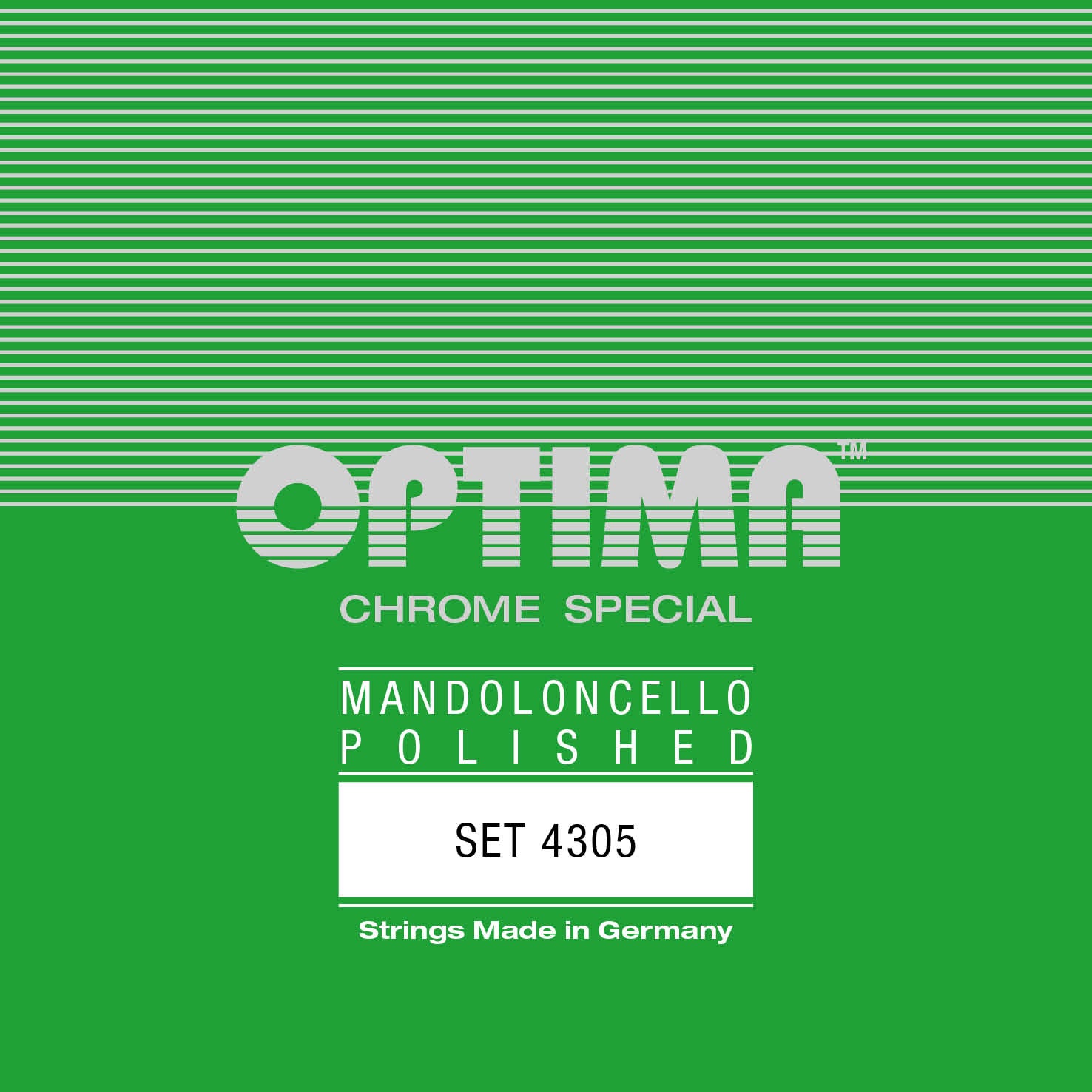 Optima Mandocello String Set Chrome Specially Polished Loop End